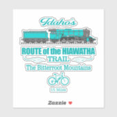 Sticker Route de la Hiawatha (RT2) (Feuille)