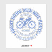 Sticker Route des VTT Great Divide (Feuille)
