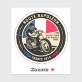 Sticker Route Napoléon | France | Motorcycle (Feuille)