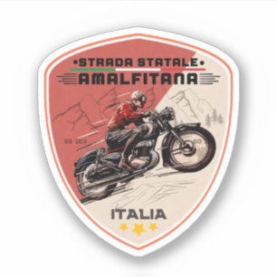 Sticker Route nationale 163 Amalfitana apls italiens