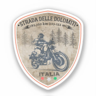 Sticker Route nationale 48 des Dolomites