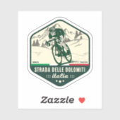 Sticker Route nationale 48 des Dolomites (Feuille)