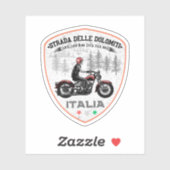 Sticker Route nationale 48 des Dolomites (Feuille)