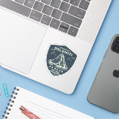 Sticker Route nationale 48 des Dolomites (Ordinateur portable avec iPhone)
