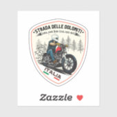 Sticker Route nationale 48 des Dolomites 1 (Feuille)