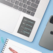 STICKER ROUTINE ANIME ET JEU (Ordinateur portable avec iPhone)