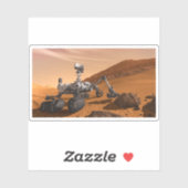 Sticker Rover Curiosity Du Laboratoire Scientifique Mars. (Feuille)