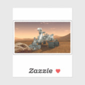 Sticker Rover Curiosity Du Laboratoire Scientifique Mars. (Feuille)
