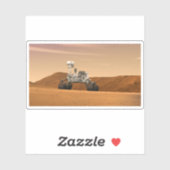 Sticker Rover Curiosity Du Laboratoire Scientifique Mars.  (Feuille)