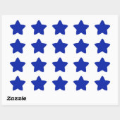 Sticker Royal Blue Star (Feuille)