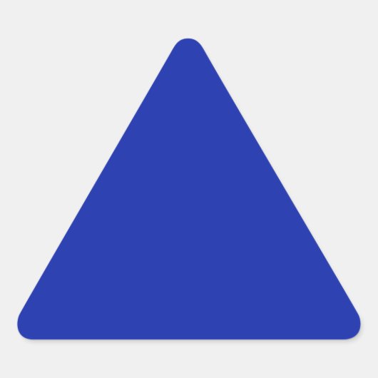 Sticker Royal Blue Triangle (Devant)