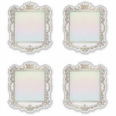 Sticker Royal Fairytale Frame Custom-Cut Vinyl (Devant)