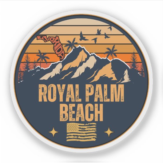 Sticker Royal Palm Beach, Floride (Devant)