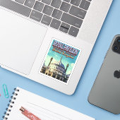 STICKER ROYAL PAVILION - BRIGHTON ANGLETERRE - ROYAUME-UNI (Ordinateur portable avec iPhone)