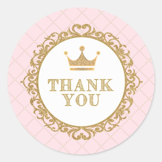 Sticker Royal Princess Merci Anniversaire Privilèg (Devant)