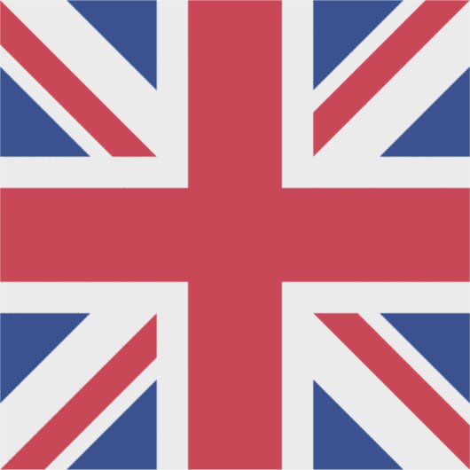 Sticker Royaume-Uni Union Jack Drapeau des colonies britan (Devant)