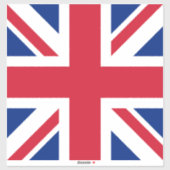 Sticker Royaume-Uni Union Jack Drapeau des colonies britan (Feuille)