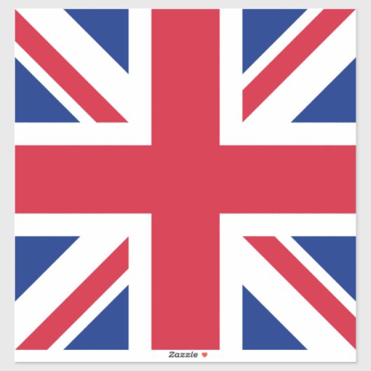 Sticker Royaume-Uni Union Jack Drapeau des colonies britan (Feuille)