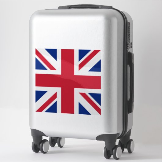 Sticker Royaume-Uni Union Jack Drapeau des colonies britan (Sur valise)