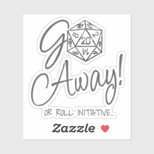 Sticker RPG Crit AF | Retro Tabletop PnP Roleplayer Dice (Feuille)