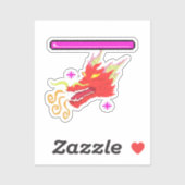 Sticker RPG Dragon (Feuille)