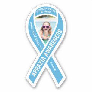 Sticker Ruban de sensibilisation Apraxia Photo personnalis