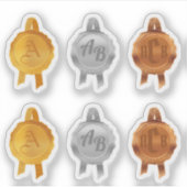 Sticker Rubans de scellement de prix/certificat Faux (Init (Devant)