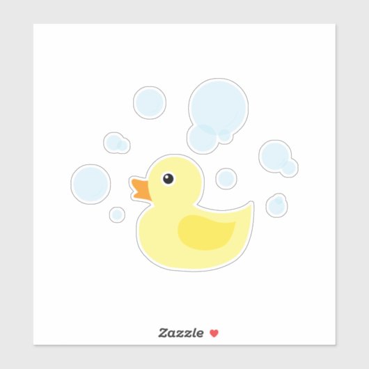 Sticker Rubber Ducky (Feuille)