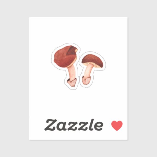 Sticker Ruby Bolete (Hortiboletus rubellus) (Feuille)