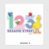 Sticker Rue Sésame 123 (Feuille)