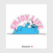 Sticker Rue Sésame | Cookies Monster Enjoy Life (Feuille)
