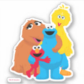 Sticker Rue Sésame | Groupe Hug (Devant)