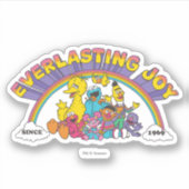 Sticker Rue Sésame | Joie durable depuis 1969 (Devant)