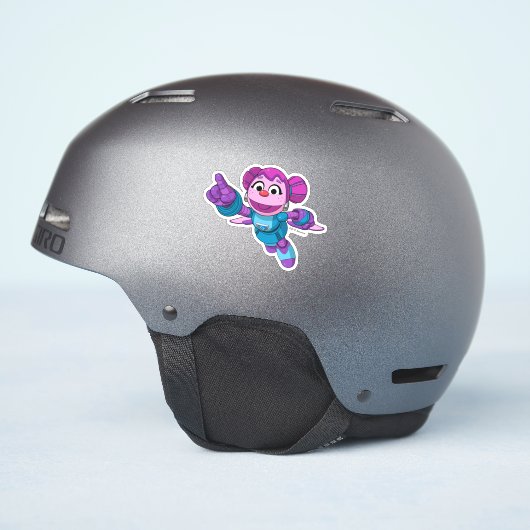 Sticker Rue Sésame | Mécaniciens Abby (Côté casque)