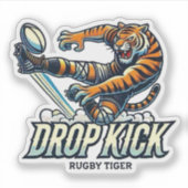 Sticker Rugby Tiger Poignée (Devant)