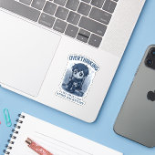 Sticker Rumination excessive (Ordinateur portable avec iPhone)