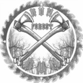 Sticker Run Forest (Devant)