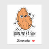 Sticker Run N Raisin Funny Food Pun (Feuille)