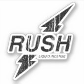 Sticker Rush noir (Devant)