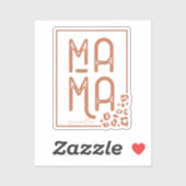Sticker Russe Boho Mama (Feuille)