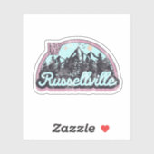 Sticker Russellville, Arkansas (Feuille)