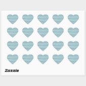 Sticker Rustic Blue Wood Étiquette (Feuille)