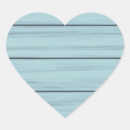 Sticker Rustic Blue Wood Étiquette (Devant)