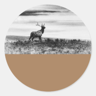 Sticker Rustic Elk
