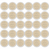 Sticker Rustique maison confiture de bleuets papier Kraft  (Devant)