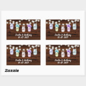 Sticker Rustique Mason Avec Sticker Mariage Lumièr (Feuille)