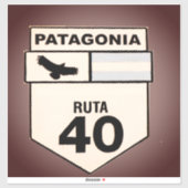 Sticker Ruta 40, L'aventure ultime voyage (Feuille)