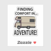 Sticker RV Camping Aventure Rving (Feuille)