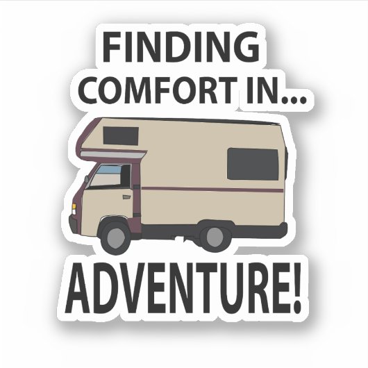 Sticker RV Camping Aventure Rving (Devant)