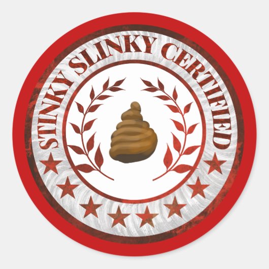 Sticker RV certifié Stinky (Devant)